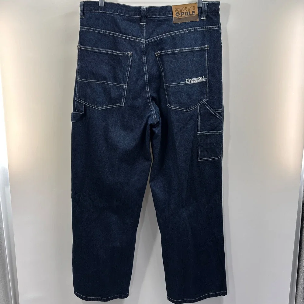 Southpole Carpenter Jeans Mens 40 Fits 38x32 Baggy Wide Leg Skater Hip Hop Denim